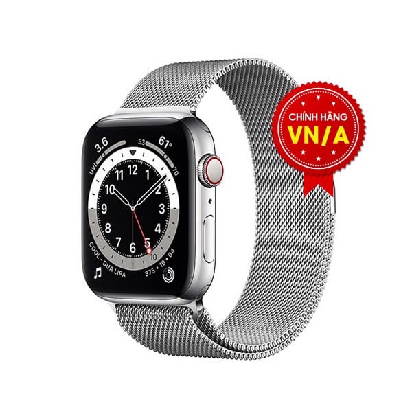 Apple Watch Series 6 40mm (4G) Viền Thép Bạc / Dây Thép - Chính hãng VN/A