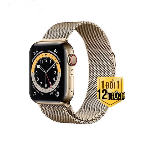 Apple Watch Series 6 Viền Thép - Dây Thép - Phân Phối Chính Hãng